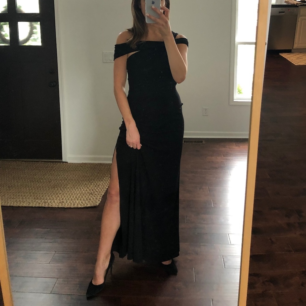 Nicole Bakti Black Gown Size XS